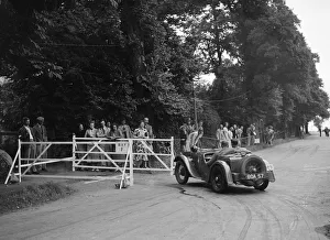 WH Scrivens Austin 7 Grasshopper, winner of a silver award at the MCC Torquay Rally, July 1937