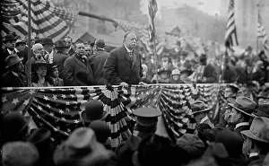 Us Flag Prints: W.H. Taft, 1916. Creator: Bain News Service