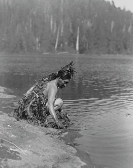 Ceremonial Collection: Whale ceremonial - Clayoquot, c1910. Creator: Edward Sheriff Curtis
