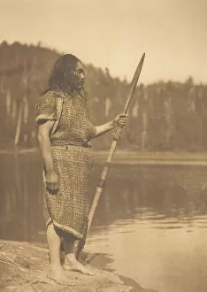 Curtis Edwards Gallery: The Whaler - Clayoquot, 1915. Creator: Edward Sheriff Curtis