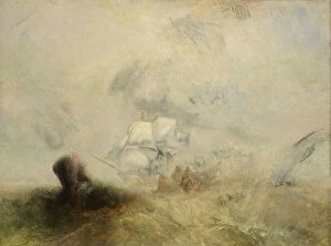 Whale Collection: Whalers, ca. 1845. Creator: JMW Turner