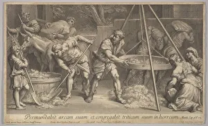 Frey Prints: The Wheat & The Chaff, 1728. Creator: Johann Jakob Frey the Elder