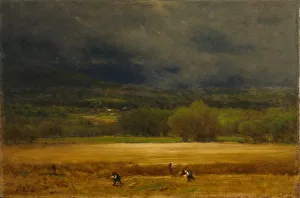 The Wheat Field, c. 1875-1877. Creator: George Inness (American, 1825-1894)