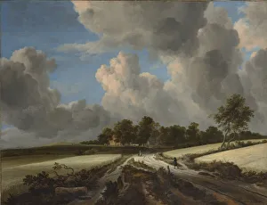 Jacob Van Prints: Wheat Fields, ca. 1670. Creator: Jacob van Ruisdael