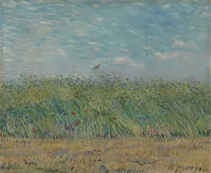 Van Gogh Museum Prints: Wheatfield with Partridge, 1887. Creator: Gogh, Vincent, van (1853-1890)