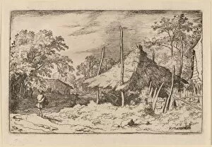 Allart Van Everdingen Gallery: Wheel underneath the Hay Barn, probably c. 1645 / 1656. Creator: Allart van Everdingen