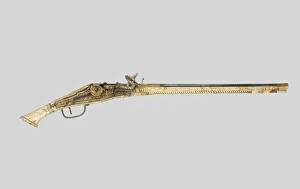 Firearm Prints: Wheellock Pistol, Germany, c. 1570 / 88. Creator: Unknown