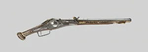 Iron Prints: Wheellock Pistol, Nuremberg, 1567. Creator: Hans Gender