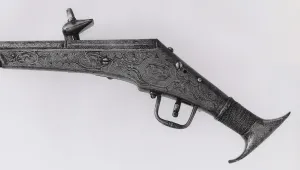 Nuremberg Prints: Wheellock Pistol, Nuremberg, c. 1590. Creator: Peter Danner