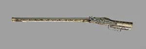 Staghorn Prints: Wheellock Rifle of Archduke Charles of Styria, Graz, 1571. Creator: Hans Paumgartner