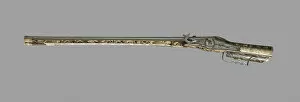 Charles Ii Collection: Wheellock Rifle of Archduke Charles of Styria, Graz, 1571. Creator: Hans Paumgartner