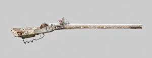 Firearms Collection: Wheellock Rifle, Germany, first half of 17th century. Creator: Unknown