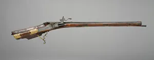 Wheellock Rifle, Vienna, c. 1725. Creator: Johann Casper Rudolph Wheellock Rifle, Vienna, c. 1725. Creator: Johann Casper Rudolph