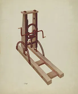 Wheelwright Prints: Wheelwright's Drill, 1935/1942. Creator: Joseph L. Boyd