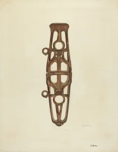 Device Prints: Whip Socket, 1935 / 1942. Creator: William McAuley