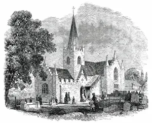 John Nash Prints: Whippingham Church, Isle of Wight, 1850. Creator: Unknown