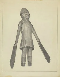 Joseph Stonefield Prints: Whirligig, c. 1937. Creator: Joseph Stonefield