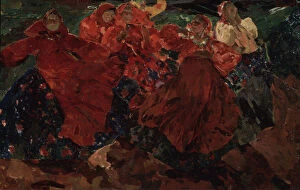 Malyavin Gallery: Whirlwind, 1905. Artist: Malyavin, Filipp Andreyevich (1869-1940)