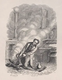 Misfortune Prints: A whirlwind of smoke and ashes seizes the air you breathe
