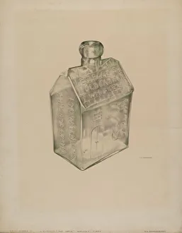Whiskey Flask, c. 1938. Creator: G. A. Spangenberg