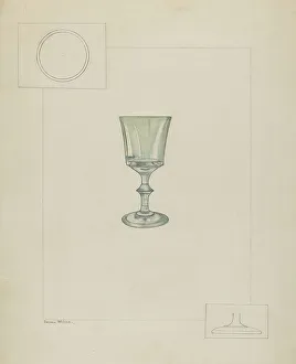 Whiskey Glass, c. 1936. Creator: Emma Wilson