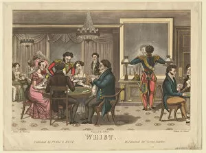 Whist, 1825. Artist: Pyne, William Henry (1769-1843)