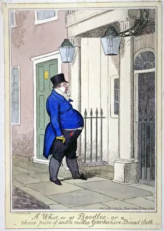 Obese Gallery: A whist-er at Boodles - or a choice peice [sic] of double milled Yorkshire broad cloth, 1820