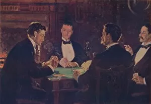 Card Table Gallery: The Whist Players, c1900, (c1915). Artist: John Maler Collier