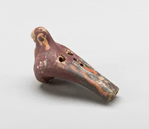 Whistle Prints: Whistle in the Form of a Bird, 180 B. C. / A. D. 500. Creator: Unknown