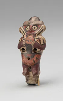 Whistle Prints: Whistle in the Form of a Musician, 180 B. C. / A. D. 500. Creator: Unknown