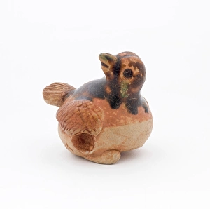 Stoneware Prints: Whistle, Tang dynasty (618-907). Creator: Unknown