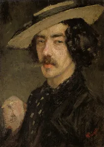 Self Portrait Prints: Whistler Smoking, c1856-1860. Creator: Whistler, James Abbott McNeill (1834-1903)