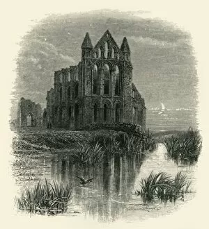 Benedictine Gallery: Whitby Abbey, c1870