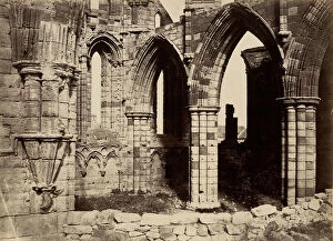 Benedictine Gallery: Whitby, c. 1855. Creator: Benjamin Brecknell Turner