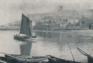 H Clive Prints: Whitby Harbour, 1910. Artist: Photochrom Co Ltd of London
