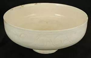 White bowl, Iran, 12th century. Creator: Unknown