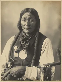 Plait Prints: White Buffalo, of the Arapaho People, 1898. Creators: Adolph F. Muhr, Frank A. Rinehart
