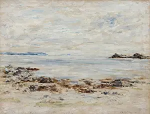 1901 Prints: The White Calm - Ailsa Craig from Port an Righ, 1901. Creator: William McTaggart