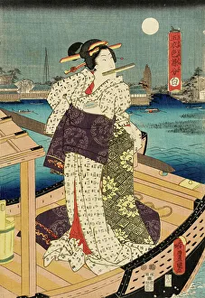 Toyokuni Iii Prints: White, between circa 1847 and circa 1852. Creator: Utagawa Kunisada