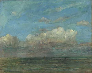 Ensor James Sidney Edouard Prints: The White Cloud, 1884. Creator: James Ensor