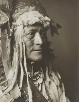 Minatarree Prints: White Duck, c1908. Creator: Edward Sheriff Curtis