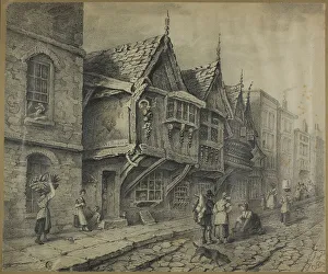 Half Timbered Prints: White Friars, Chester, 1831. Creator: George Sidney Shepherd