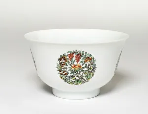 White-Glazed Bowl with Later Added Enamels, Qing dynasty, late Kangxi period White-Glazed Bowl with Later Added Enamels, Qing dynasty, late Kangxi period