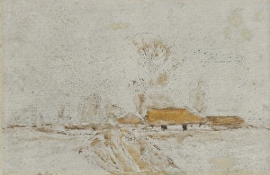 Hamlet Prints: White Hamlet, 1890-1900. Creator: Ladislav Mednyanszky