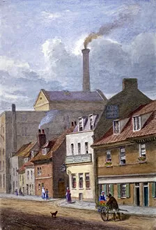 High Street Collection: The White Hart Inn, High Street, Shadwell, London, c1865. Artist: JT Wilson