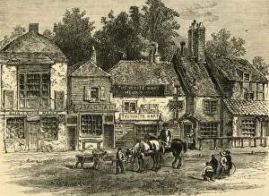 Pub Sign Prints: The White Hart, Knightsbridge, 1820, (c1876). Creator: Unknown