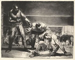 Bellows George Wesley Gallery: The White Hope, 1921. Creator: George Wesley Bellows