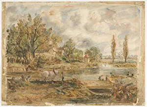 Imitator Of Prints: The White Horse. Creator: John Constable (British, 1776-1837), imitator of