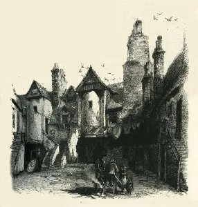 Turret Prints: The White Horse Hostel, c1870