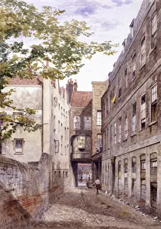 White Horse Inn Prints: White Horse Inn, Fetter Lane, London, 1882. Artist: John Crowther